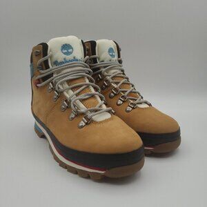Timberland Euro Women's Size 7 Wheat Brown Nubuck Waterproof Hiking Boots Shoes